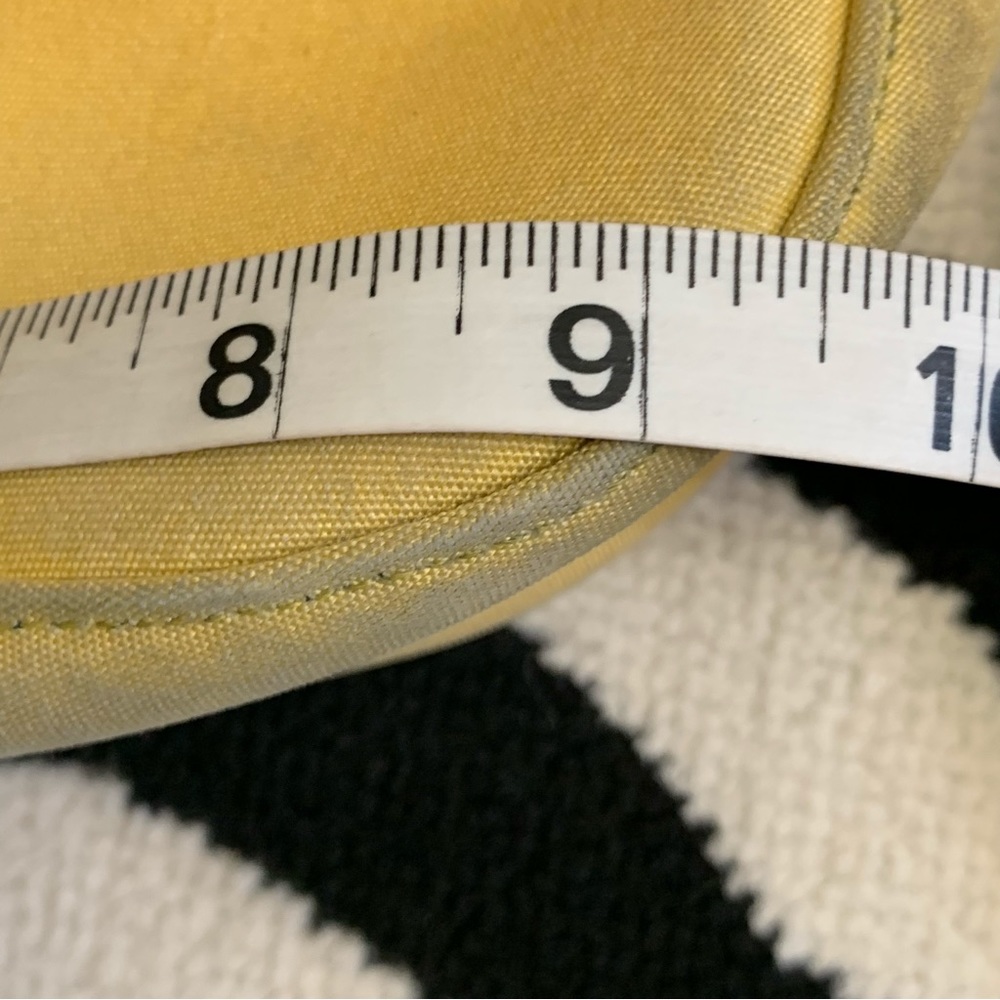Dooney & Bourke Butter Yellow Canvas Flap Front Shoulder Bag - Picture 11 of 15